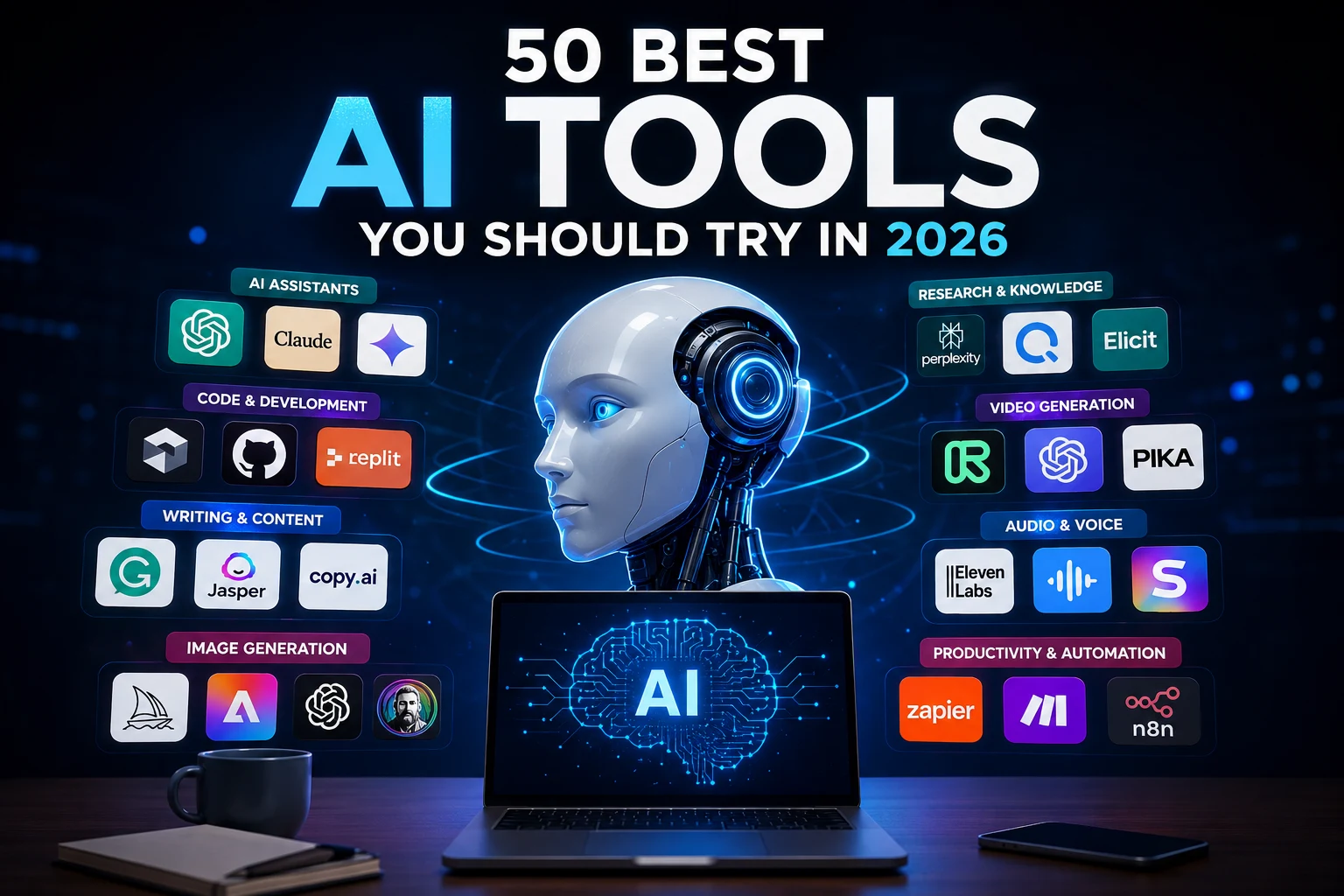 50 best AI tools to try in 2026