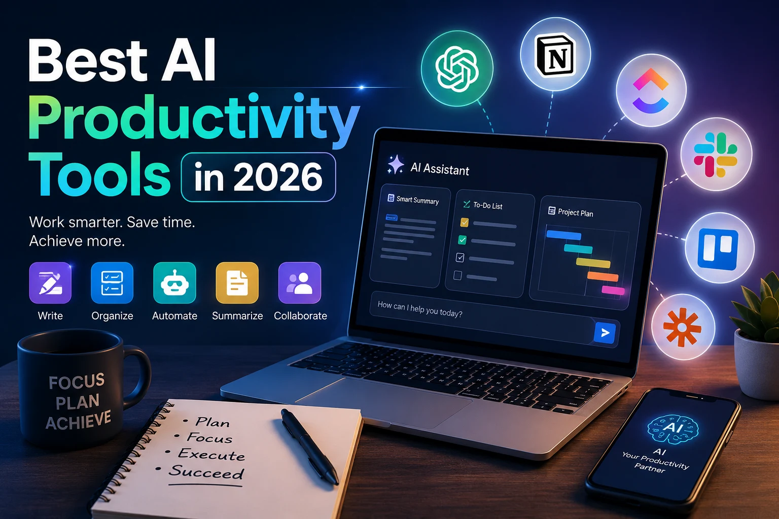 Best AI productivity tools in 2026