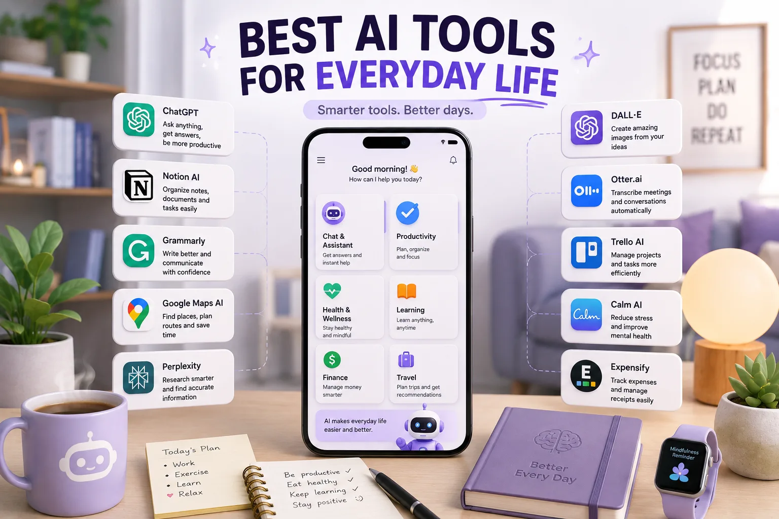 Best AI tools for everyday life in 2026