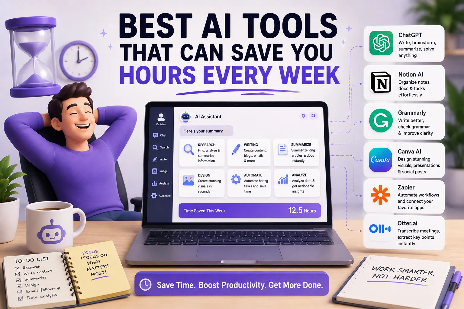 Best AI tools that can save you hours every week in 2026